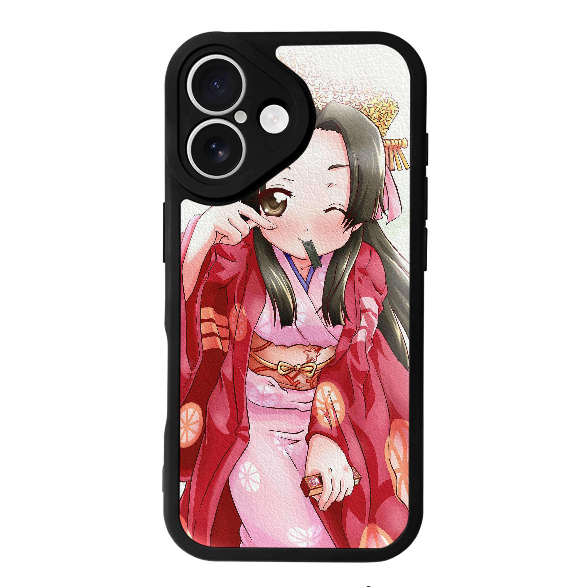 （画像用） ぎんたま 坂田銀時（さかたぎんとき） 神楽 志村新八（しむら しんぱち） GINTAMA Sakata Gintoki Kagura Shimura Shinpachi 【iPhone 16シリーズ対応】シリコンスマホケース（レザー調） 材質：シリコン